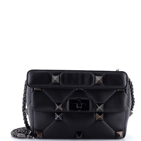 Valentino Garavani Handbags - Valentino Garavani Medium Roman Stud Flap Bag Quilted Leather